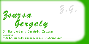 zsuzsa gergely business card